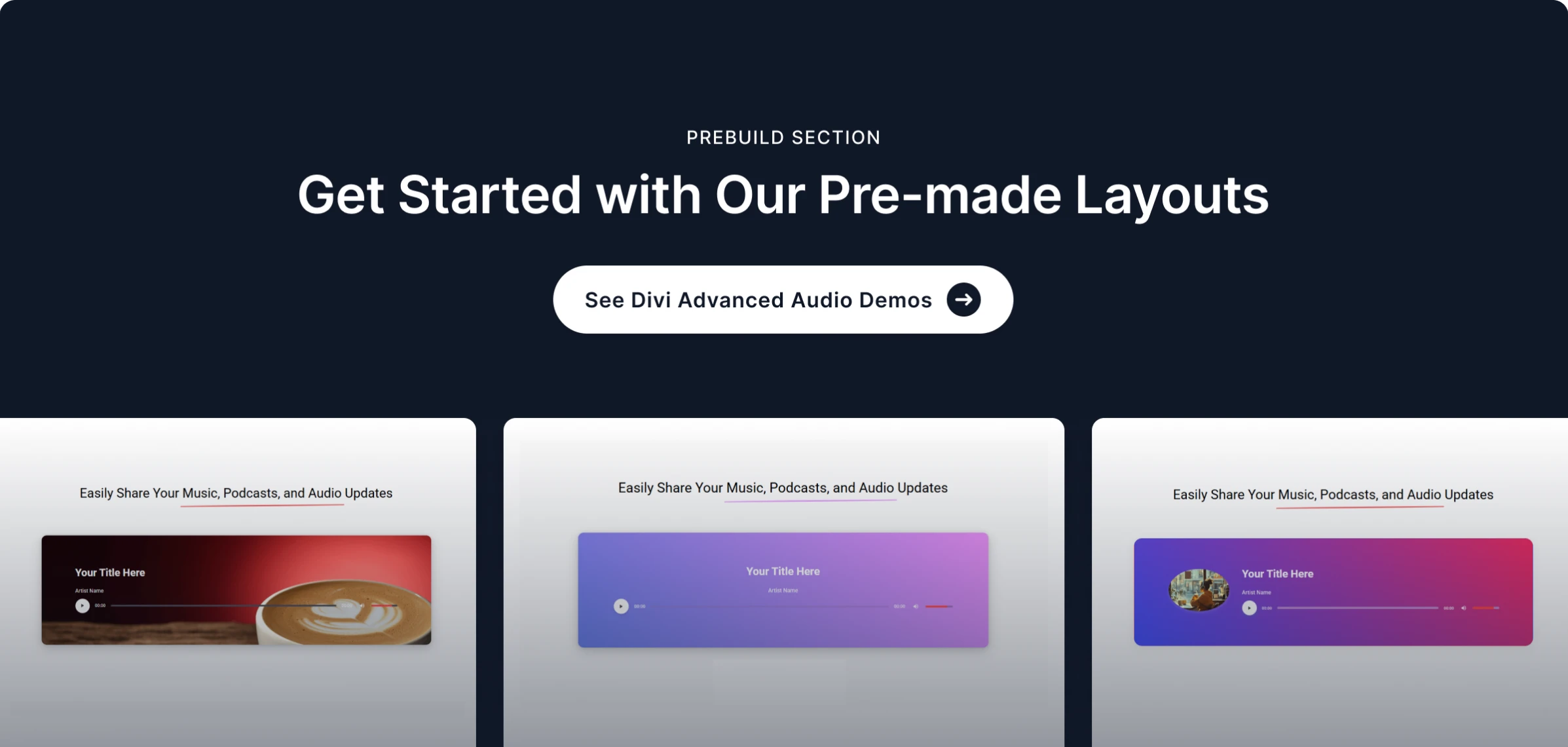 Divi Advanced Audio