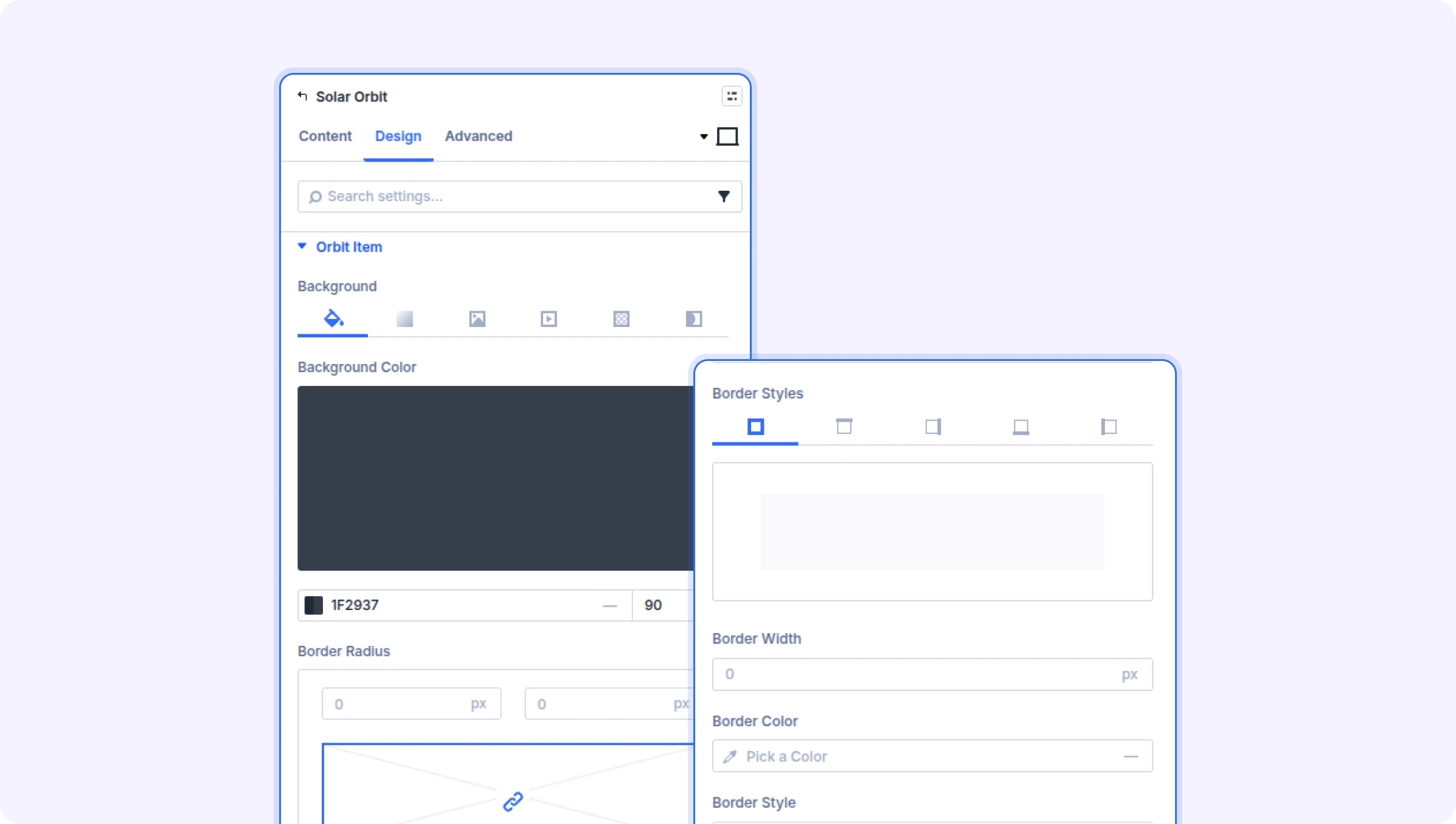 Divi Solar Orbit - orbit-item Divi Solar Orbit