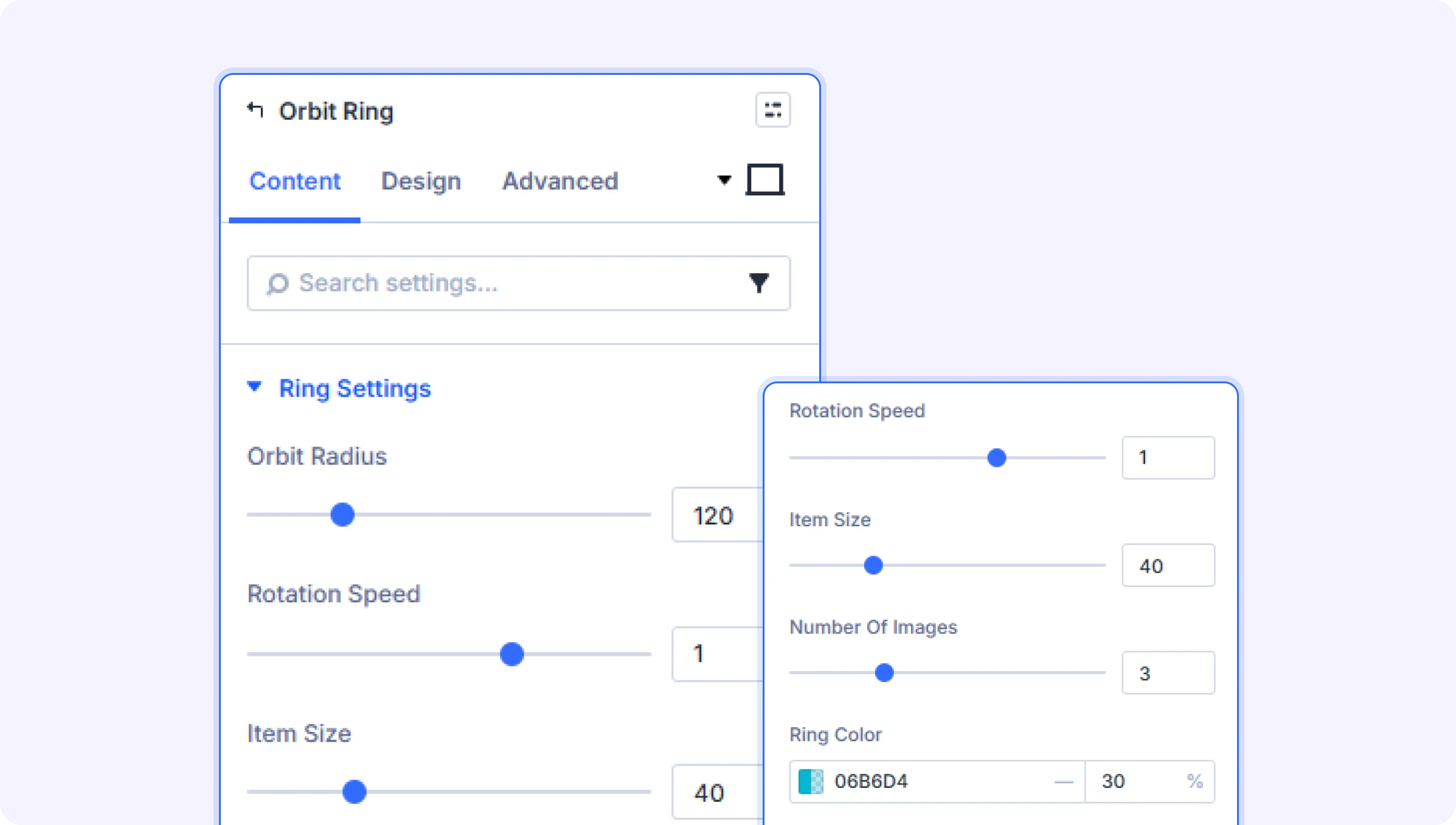 Divi Solar Orbit - ring Divi Solar Orbit