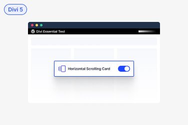 Horizontal Scrolling Card image